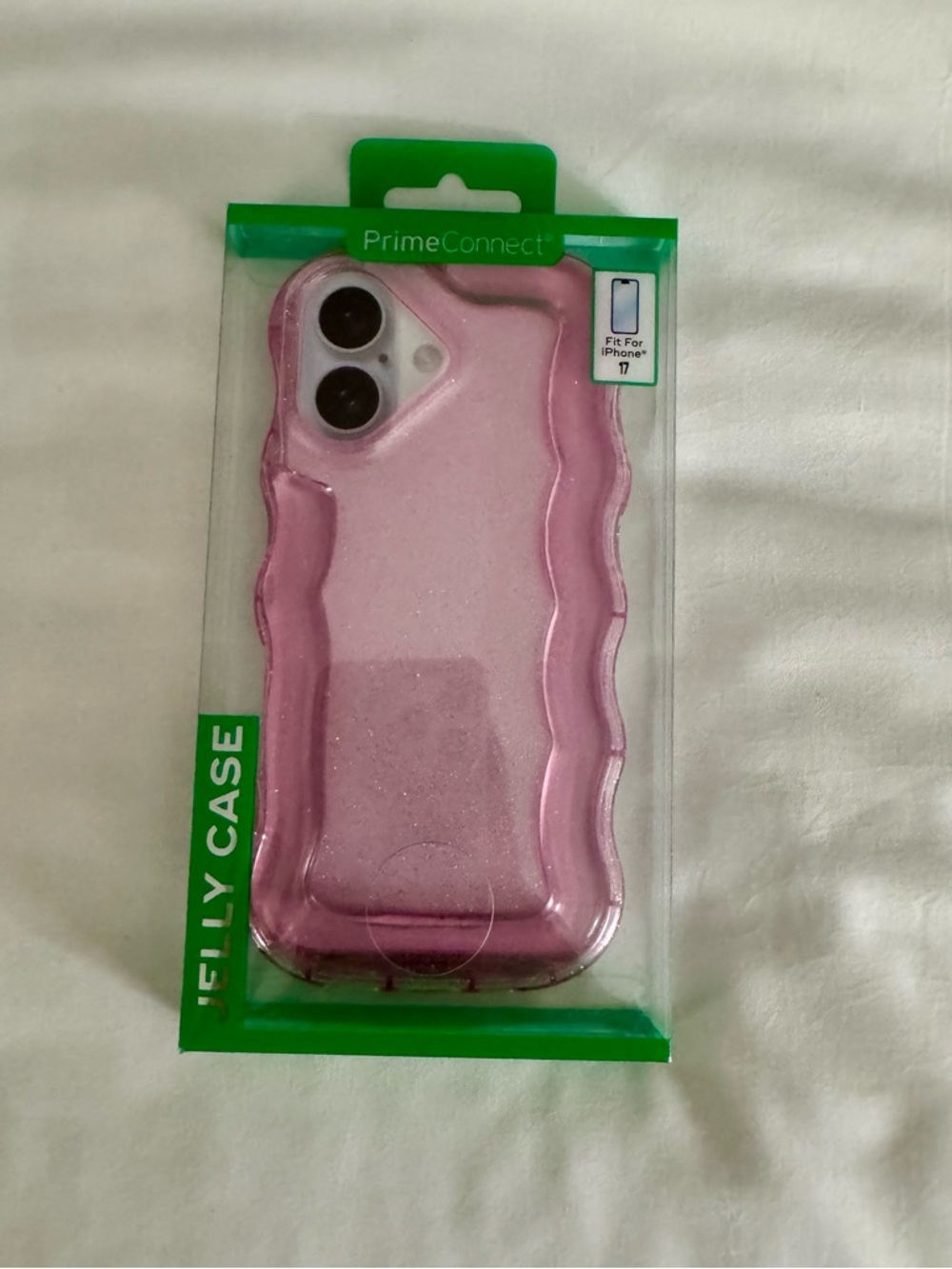 Pink Jelly Case for iPhone 17
